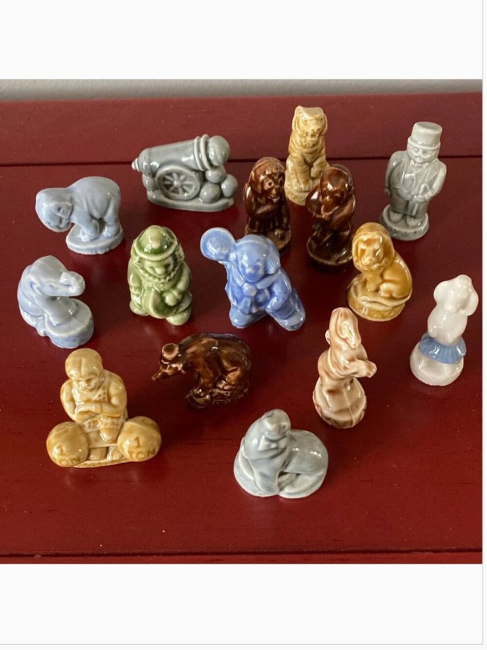 Vintage Red Rose Tea Wade Whimsies- Circus Series - Complete Set of 15